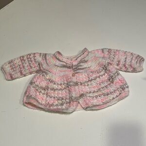 Adorable Multicolor Knitted Baby Cardigan